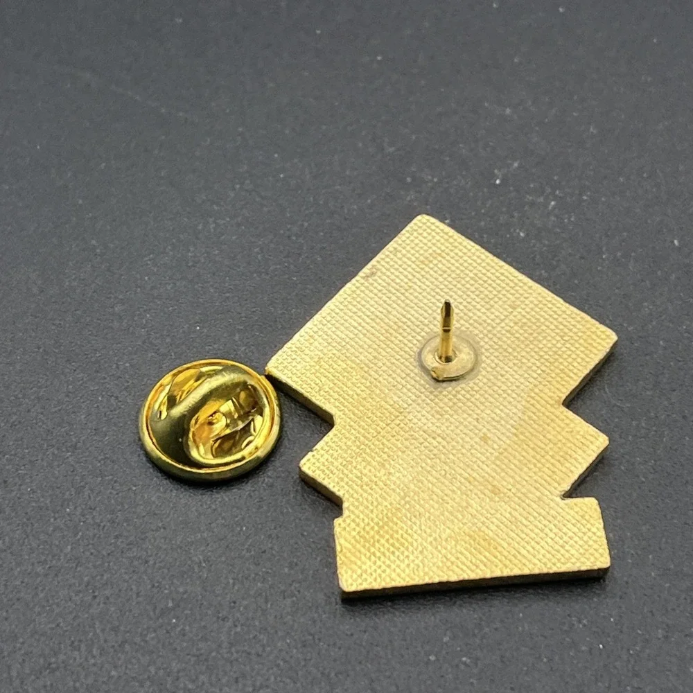 1992 Barcelona Olympics USA Track & Field Team Sprints Gold‎ Tone Lapel Hat Pin